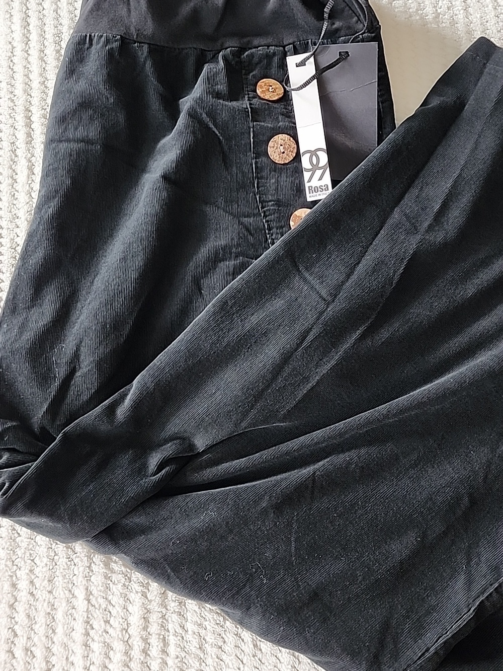 99 Rosa Black Wide Ankle Pants Brand New